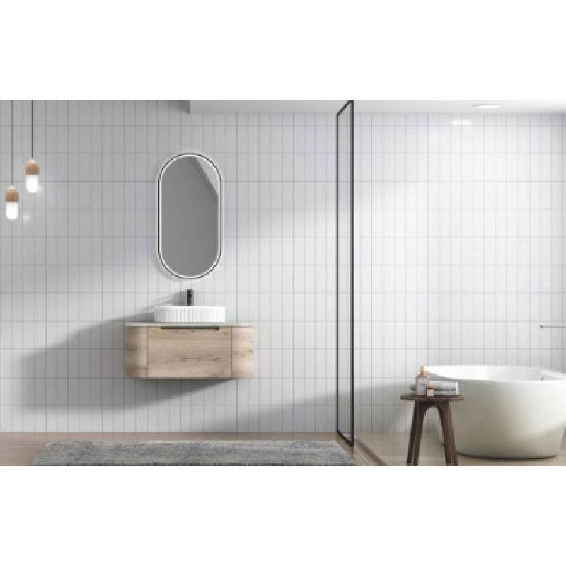 Aulic Vanity HAMILTON WALL HUNG 900mm with Flat stone top